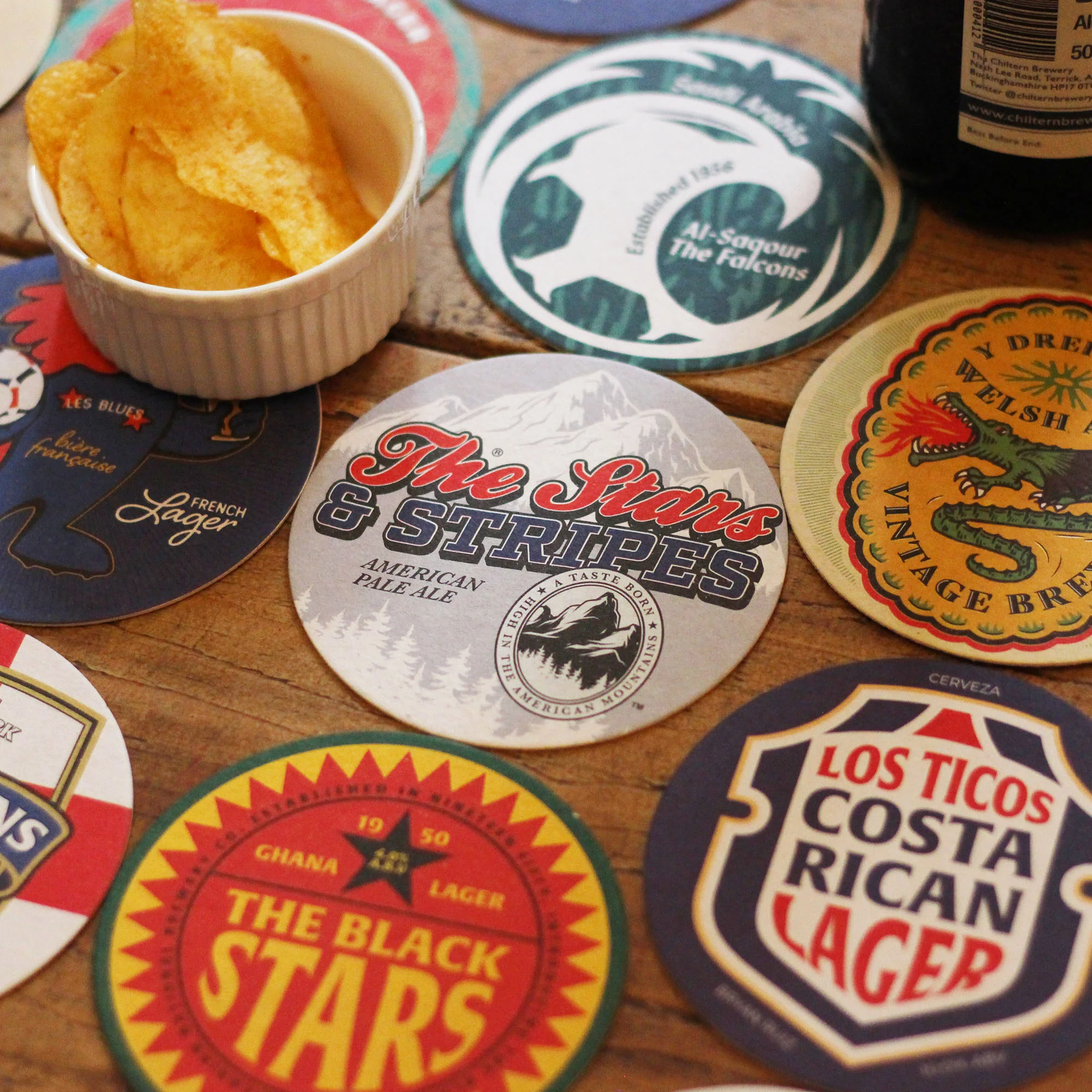 World Cup 2022 Football Beer Mats - Image 11