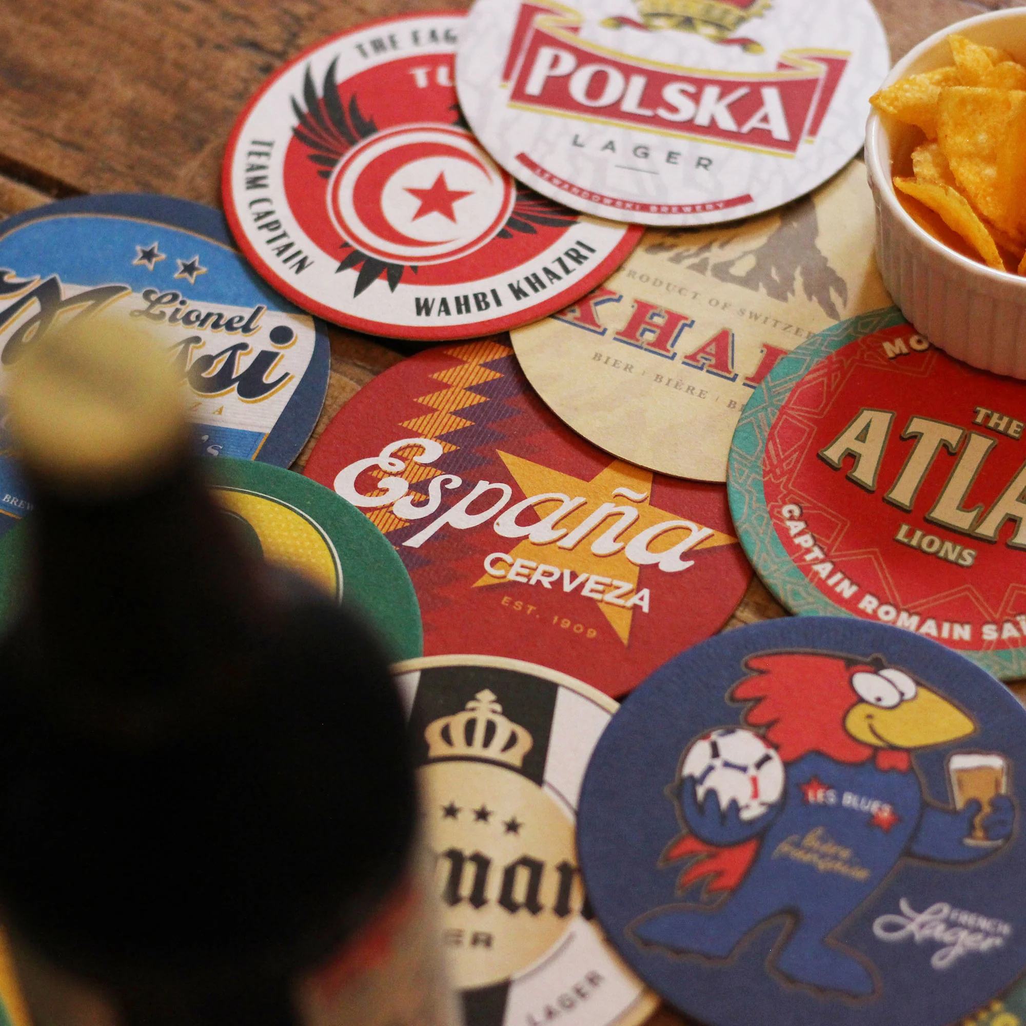 World Cup 2022 Football Beer Mats - Image 12